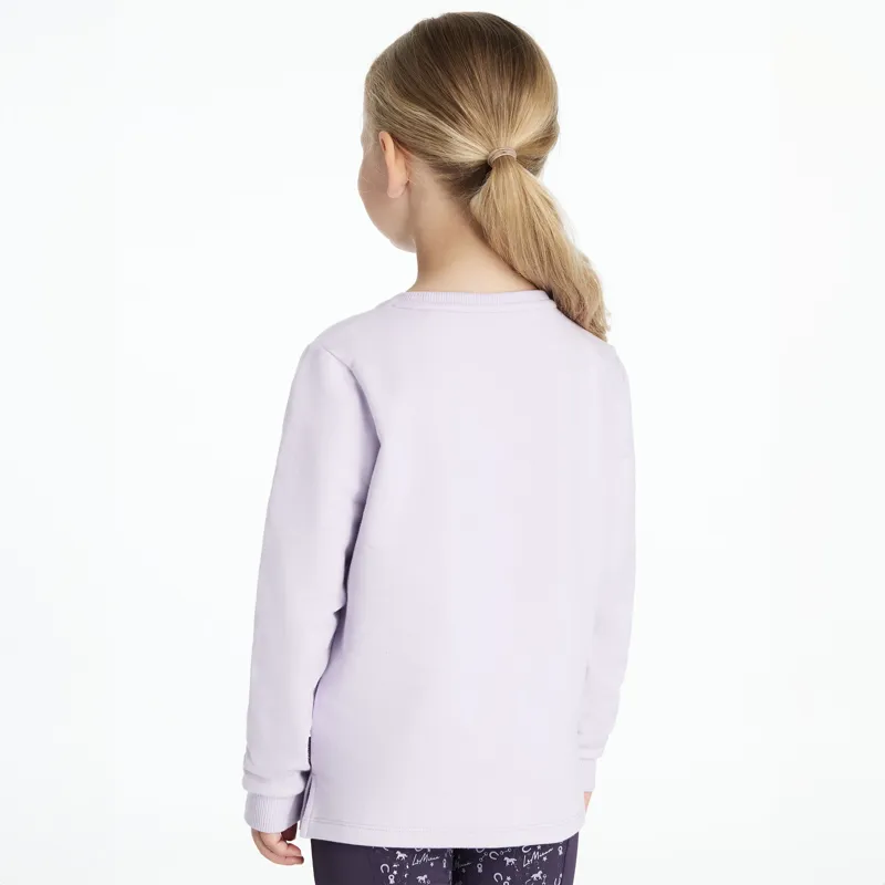LeMieux Mini Poppy Long Sleeve Top - Lilac-2