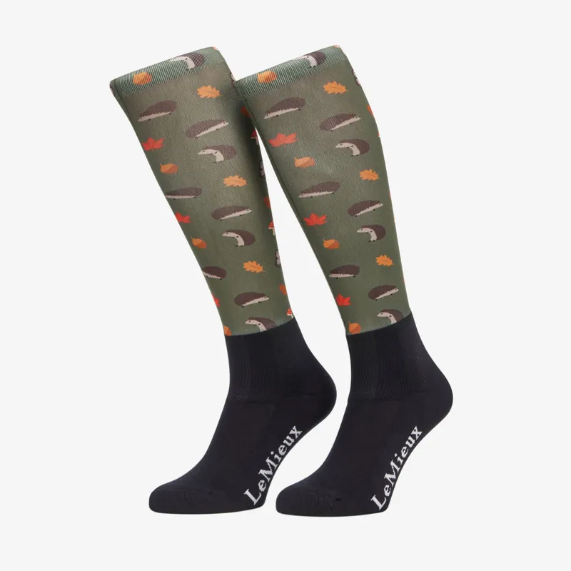 LeMieux Footsie Socks - Hedgehogs