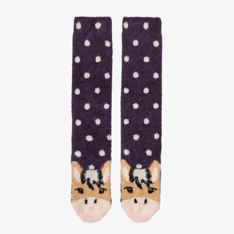 LeMiuex Fluffy Character Socks - Fjord-1
