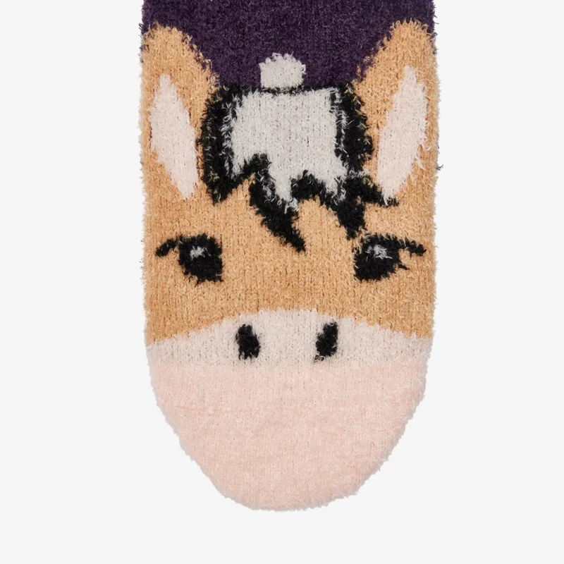 LeMiuex Fluffy Character Socks - Fjord-2