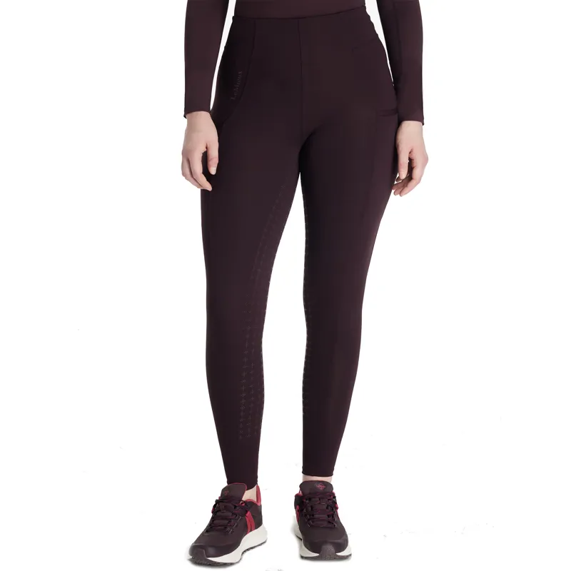 LeMieux Naomi Pull On Breeches - Damson-1