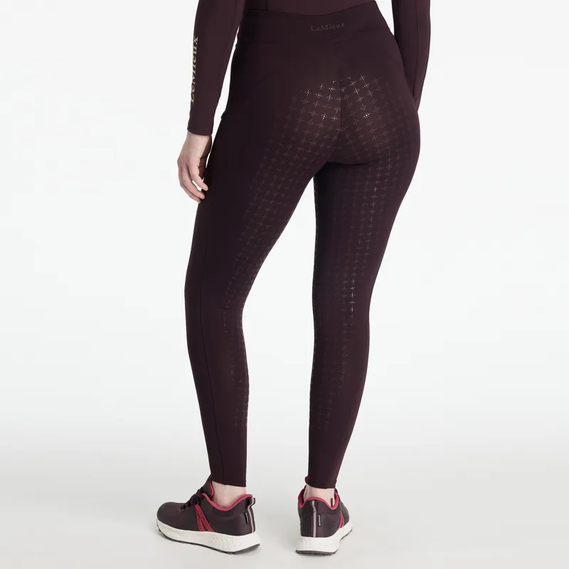 LeMieux Naomi Pull On Breeches - Damson-2