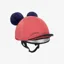 LeMieux Mini Double Pom Hat Silk - Cranberry
