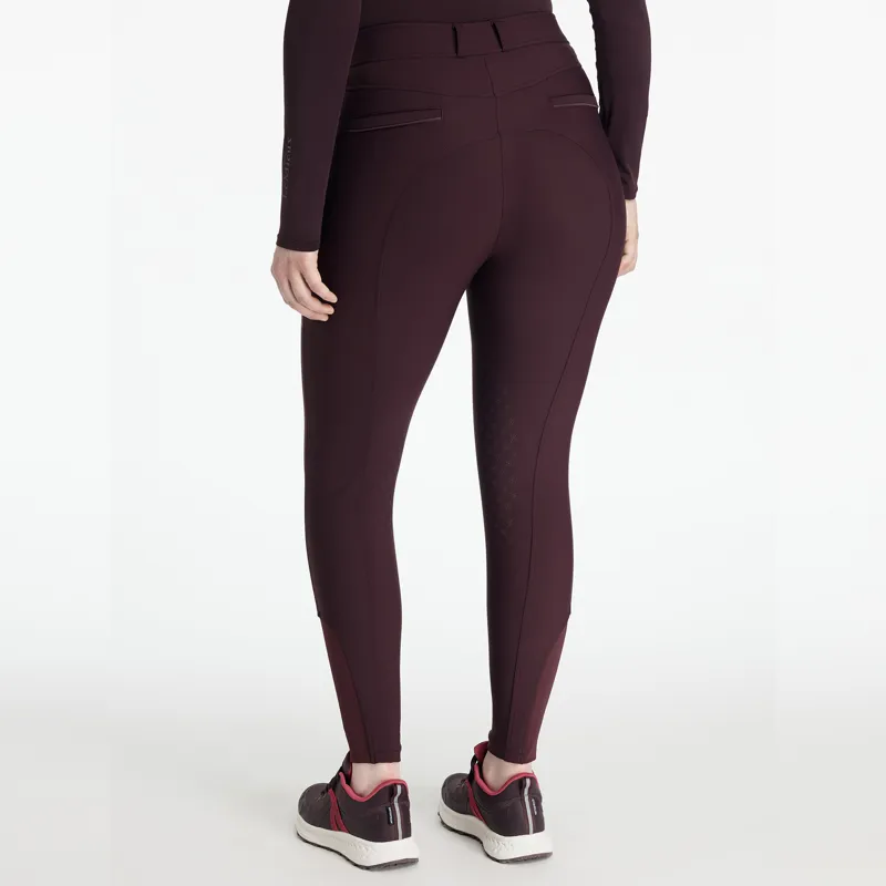 LeMieux Isabelle Full Seat Breeches - Damson-2