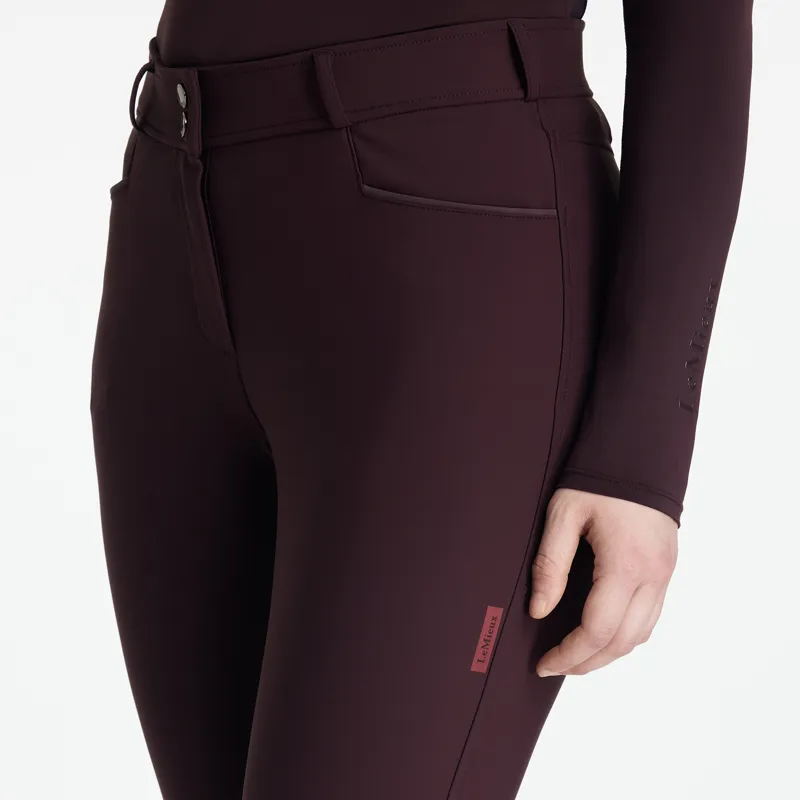 LeMieux Isabelle Full Seat Breeches - Damson-3