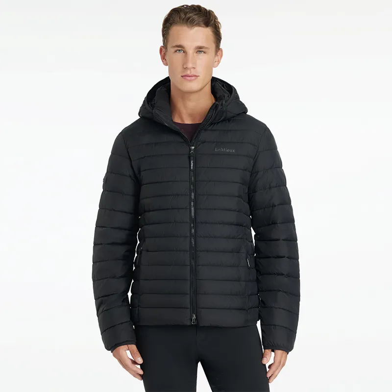 LeMieux Mens Hooded Puffer Jacket - Black-2