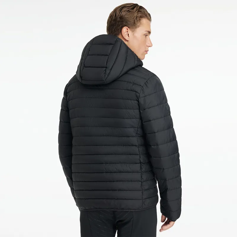 LeMieux Mens Hooded Puffer Jacket - Black-3