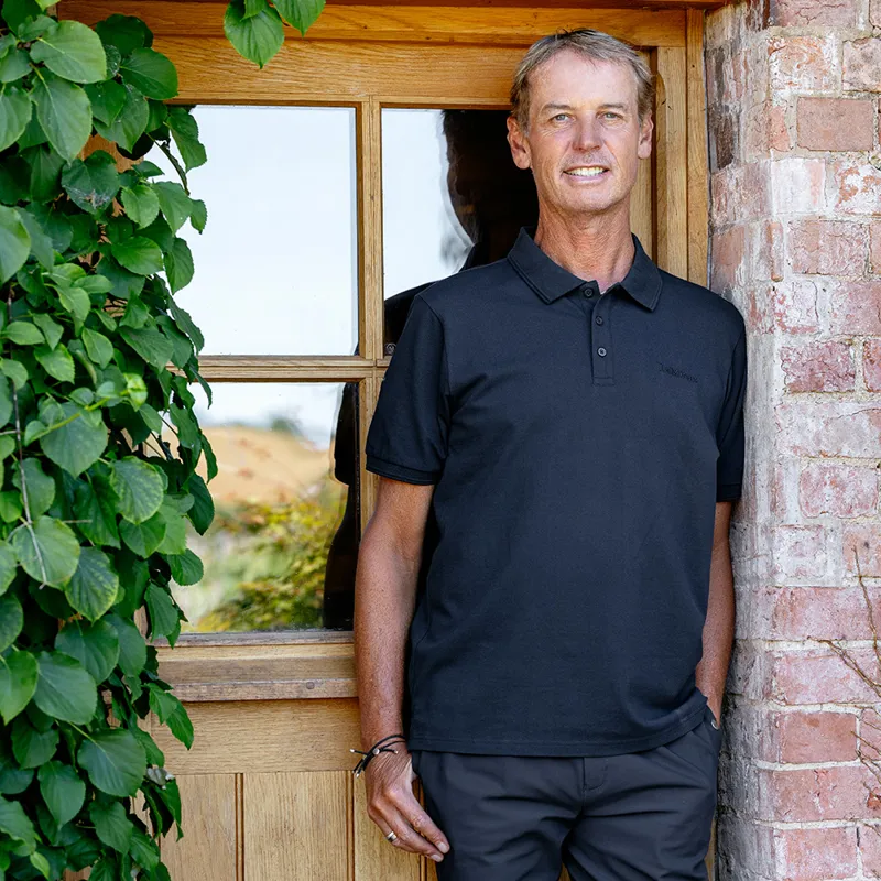 LeMieux Mens Classique Polo Shirt - Black-4