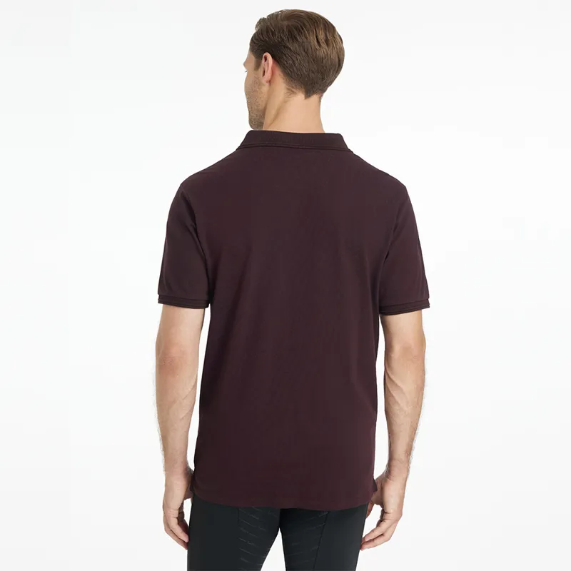 LeMieux Mens Classique Polo Shirt - Damson-2