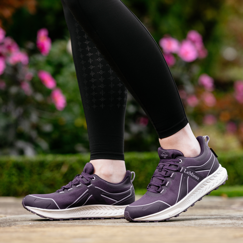 LeMieux Trax Viva Waterproof Trainer - Juniper/Lilac-7
