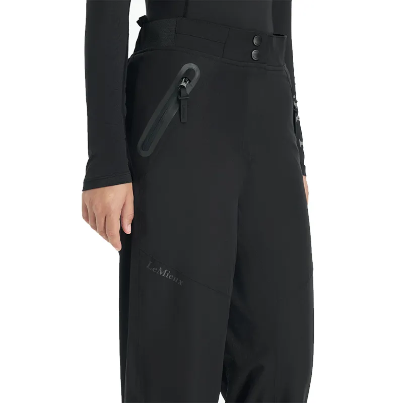 LeMieux Young Rider Stormwear Waterproof Trousers - Black-2