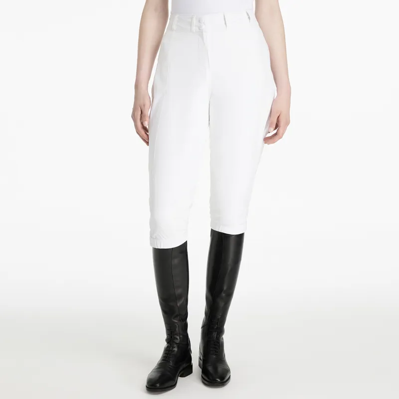 LeMieux Darcey Competition Waterproof 3/4 Over Breeches - White-3