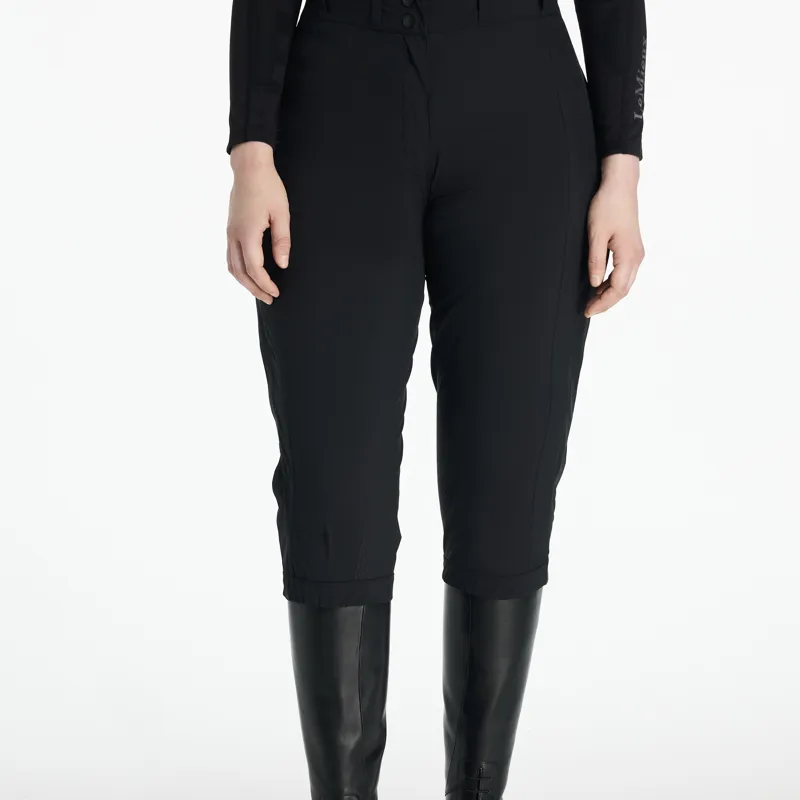 LeMieux Darcey Waterproof 3/4 Over Breeches - Black-3
