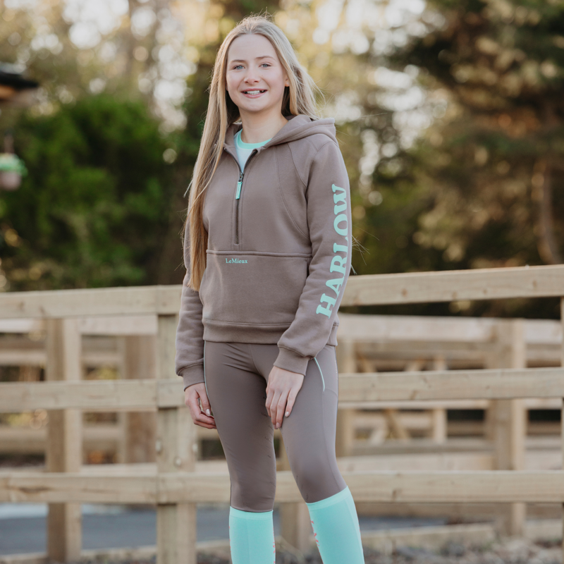 LeMieux Harlow Young Rider Orla Pull Ons - Walnut-2