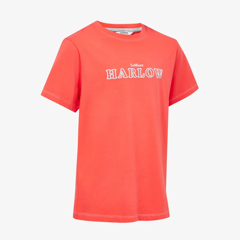 LeMieux Harlow Young Rider Classic T-Shirt - Coral Crush-1
