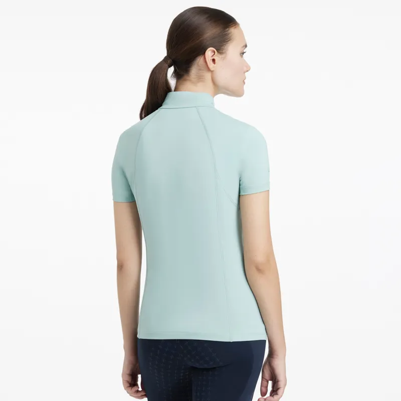 LeMieux Classique Short Sleeve Base Layer - Aqua-1