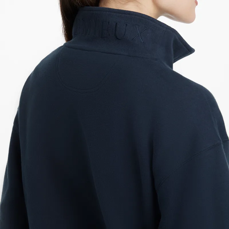 LeMieux Keira Quarter Neck Sweat - Navy-4