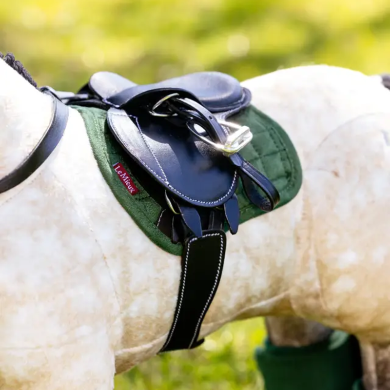 LeMieux Toy Pony Saddle Pad - Hunter Green-1