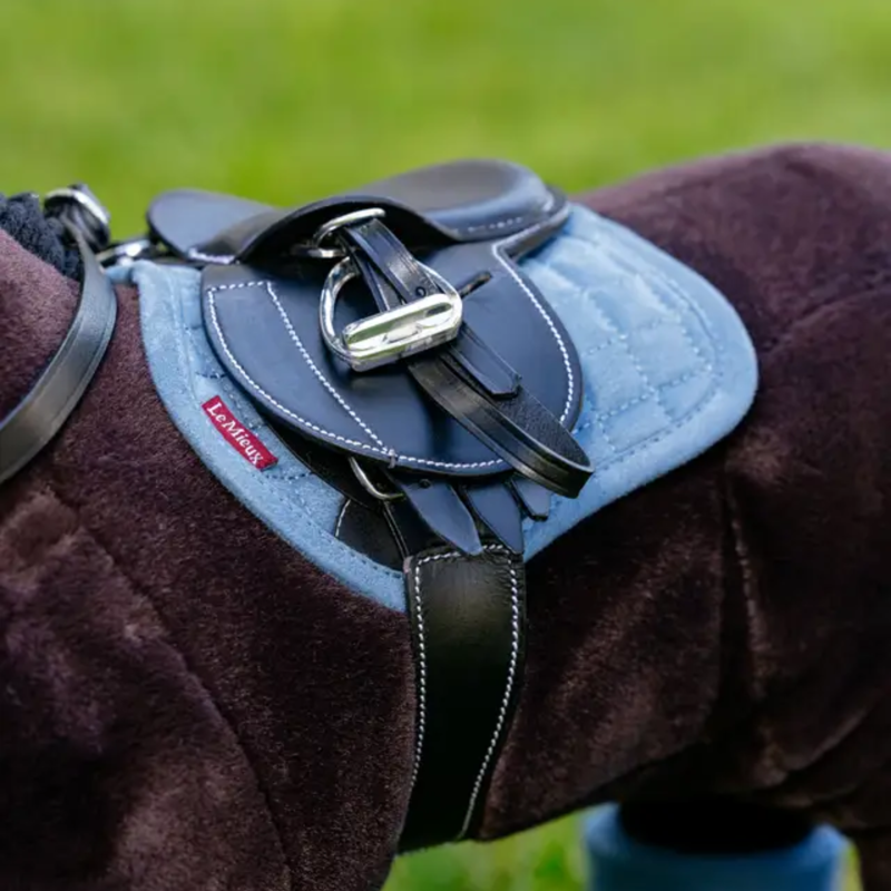 LeMieux Toy Pony Saddle Pad - Ice Blue-1