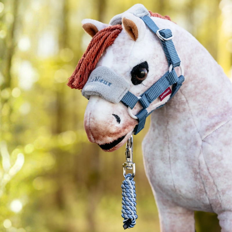 LeMieux Toy Pony Vogue Headcollar and Leadrope - Ice Blue-1