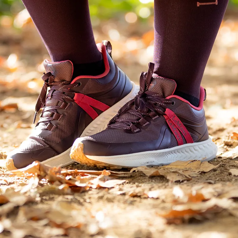 LeMeiux Trax Viva Waterproof Trainer - Damson-8