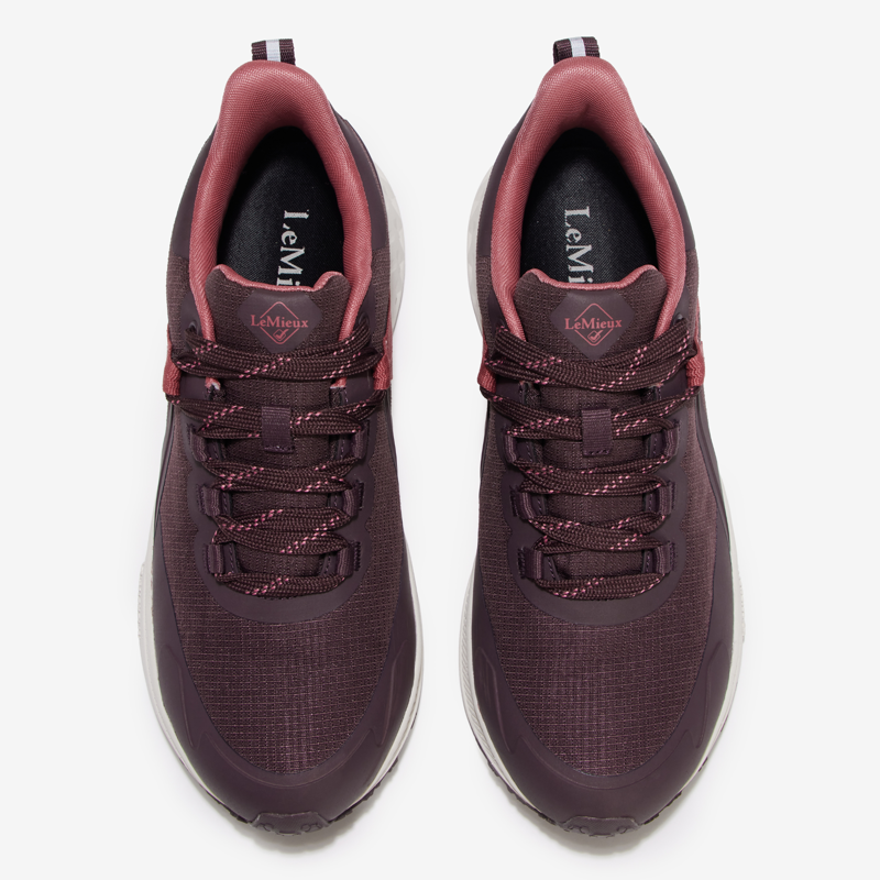 LeMeiux Trax Viva Waterproof Trainer - Damson-2