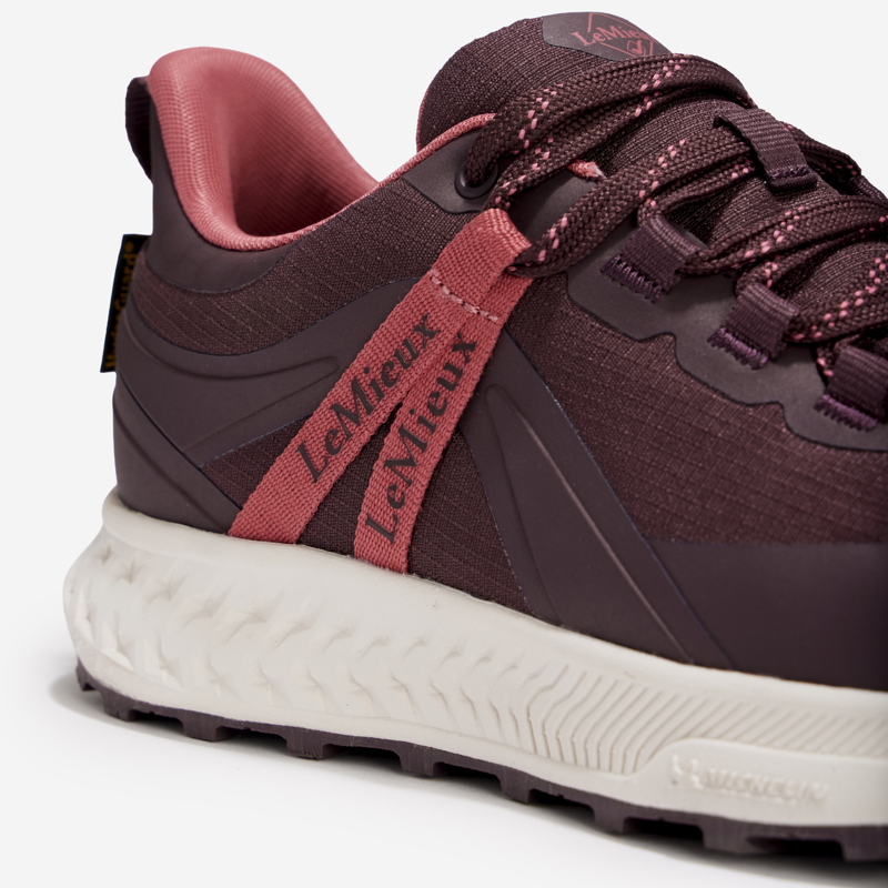 LeMeiux Trax Viva Waterproof Trainer - Damson-5