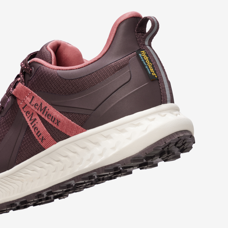 LeMeiux Trax Viva Waterproof Trainer - Damson-6