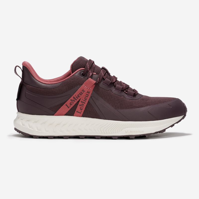 LeMeiux Trax Viva Waterproof Trainer - Damson-1