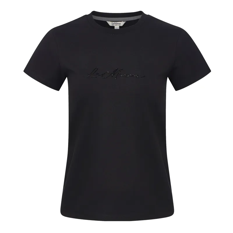LeMieux Ladies Classique Sparkle T-shirt - Black