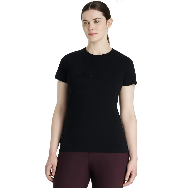 LeMieux Ladies Classique Sparkle T-shirt - Black-1