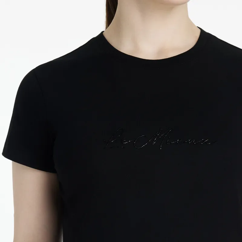 LeMieux Ladies Classique Sparkle T-shirt - Black-3