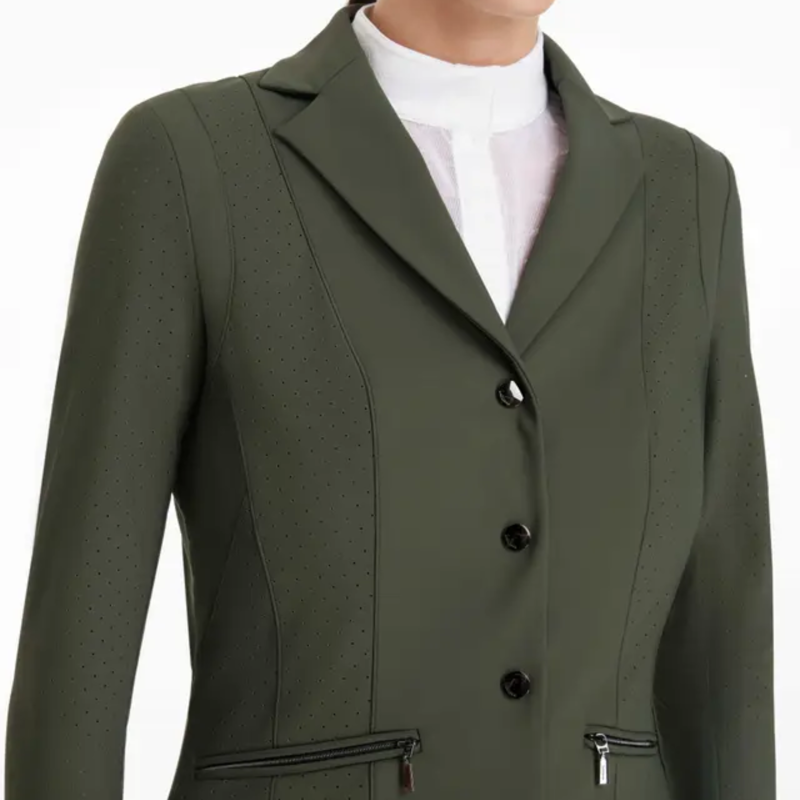 LeMieux Jessica Mesh Show Jacket - Pine Green-2