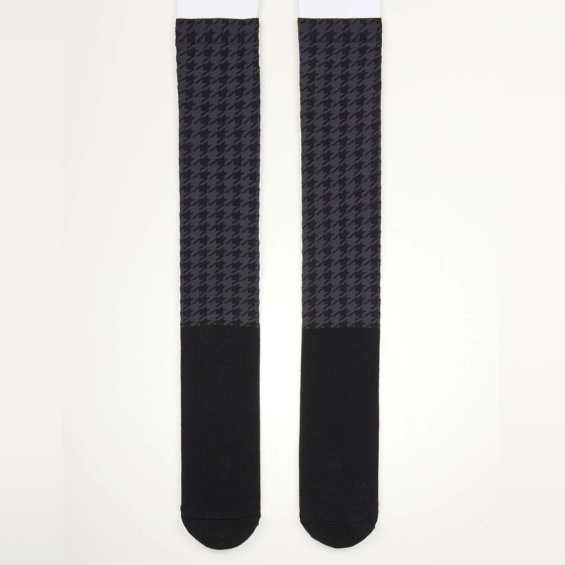 LeMieux Aspen Socks - Houndstooth Black-1