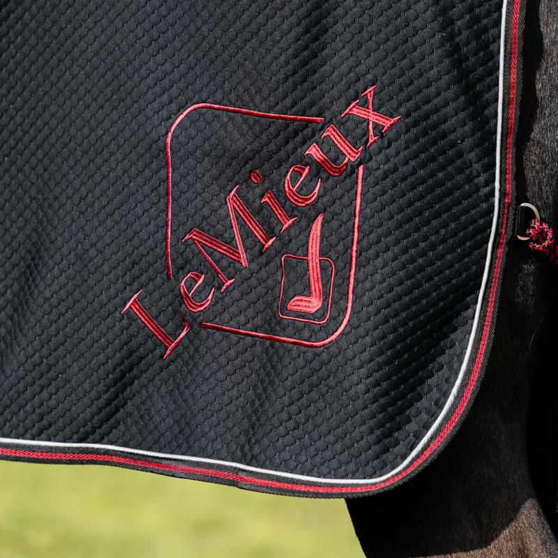 LeMieux Kudos Bamboo Cooler - Black-2