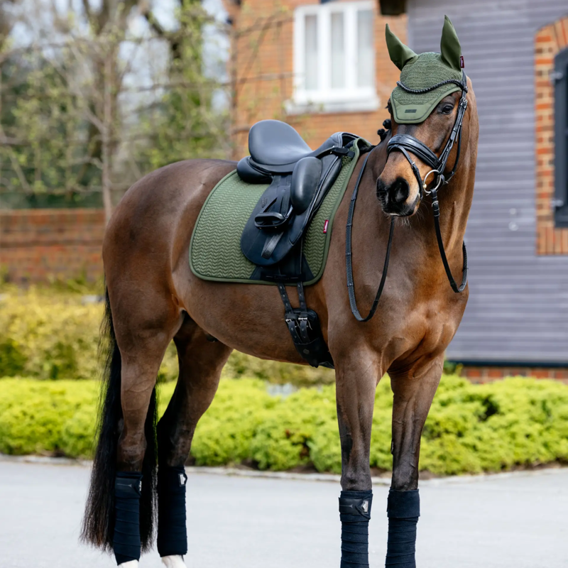 Lemieux Essence Dressage Square - Pine Green-1