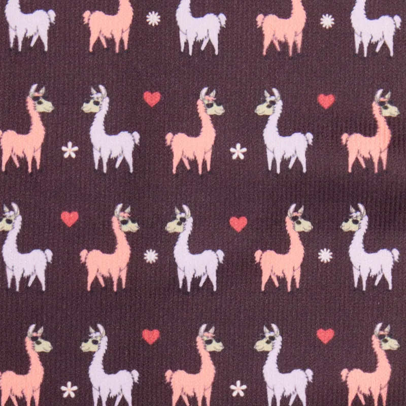 LeMieux Footsie Socks - Llamas-2