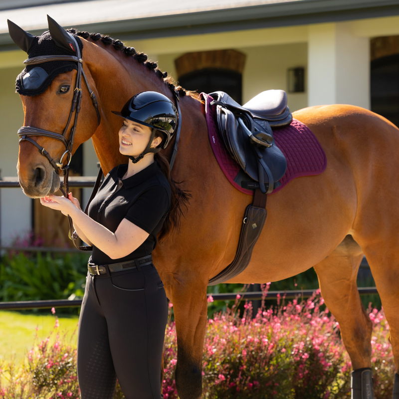 LeMieux Cotton GP Square - Burgundy-3