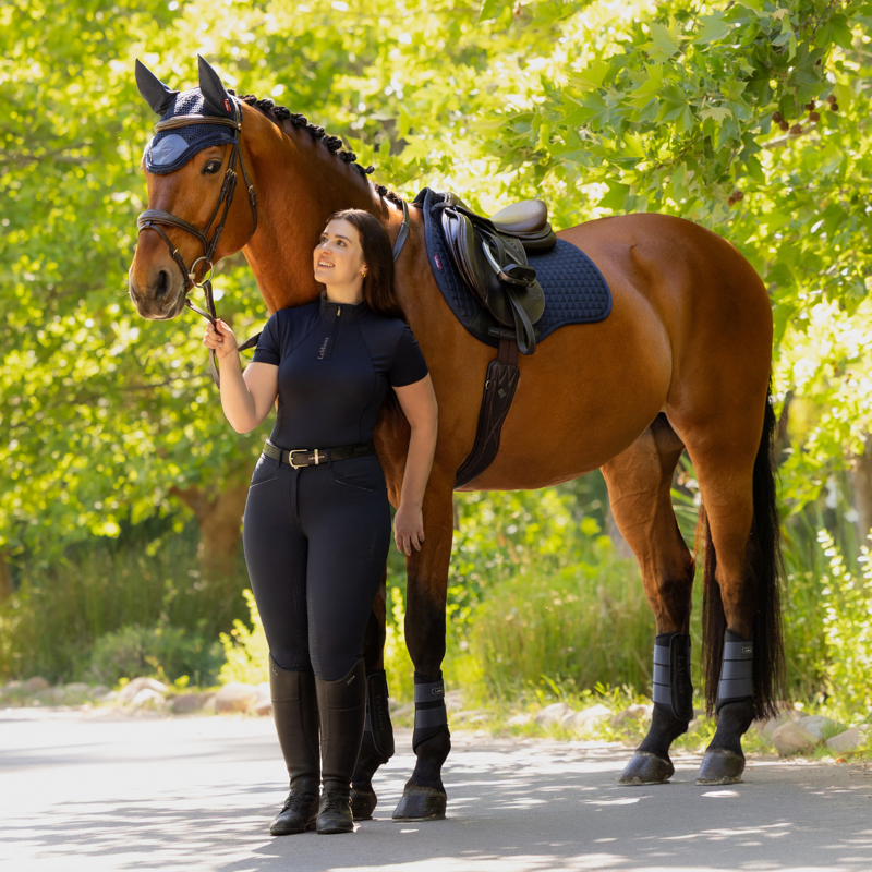 LeMieux Cotton GP Square - Navy-2