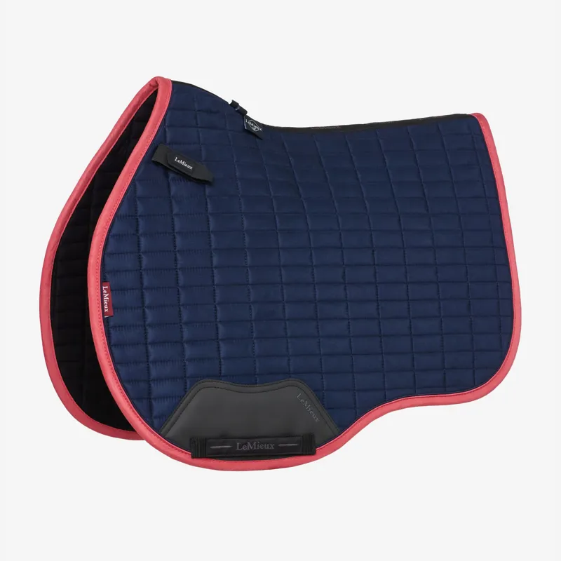 LeMieux Suede GP Square - Navy/Cranberry