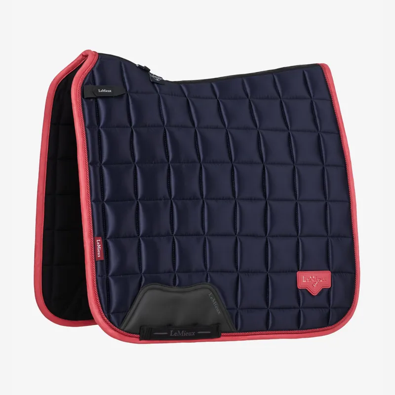 LeMieux Loire Classic Dressage Square - Navy/Cranberry