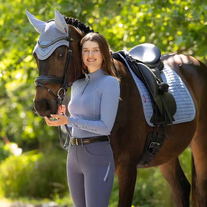 LeMieux Ladies Classique Base Layer - Powder Blue-5