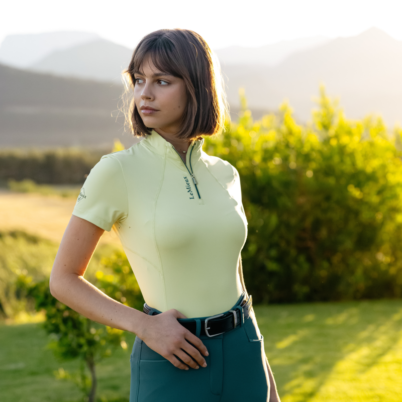 LeMieux Ladies Classique Short Sleeve Base Layer - Macaron-5