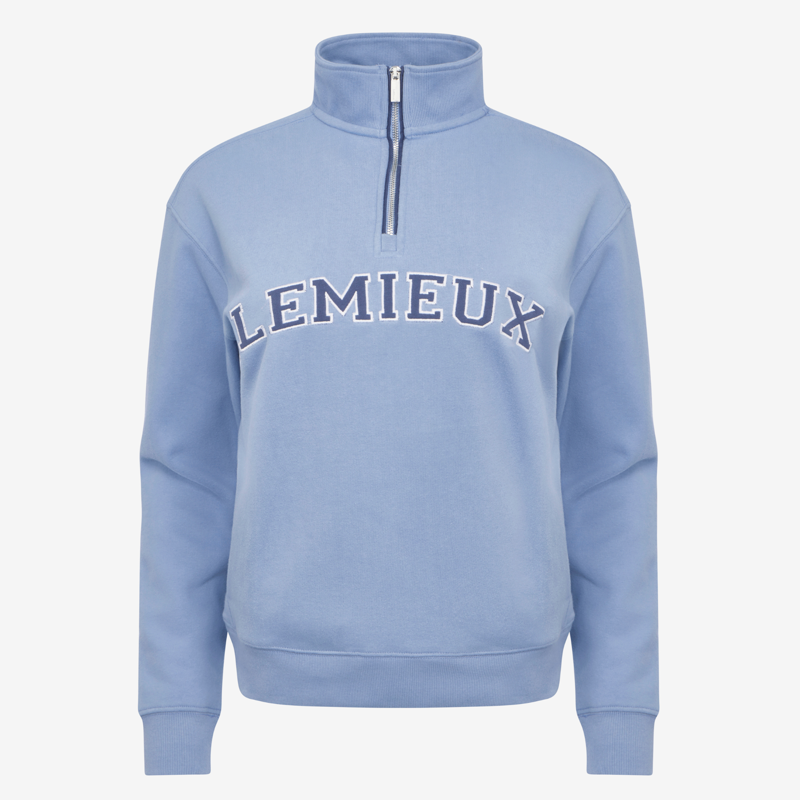 LeMieux Ladies Kelsie Quarter Neck Sweat - Powder Blue