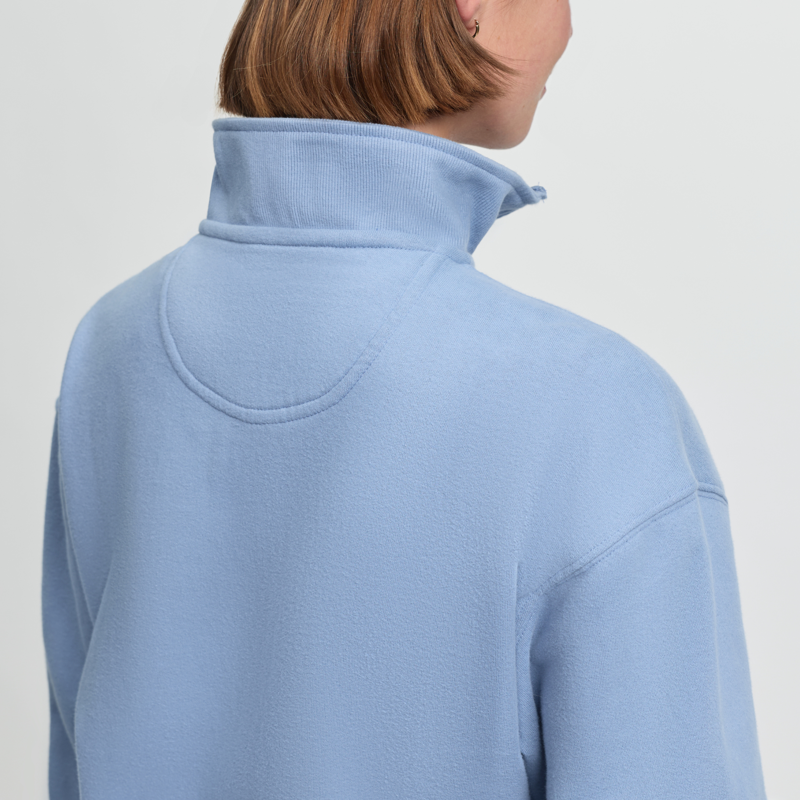 LeMieux Ladies Kelsie Quarter Neck Sweat - Powder Blue-2