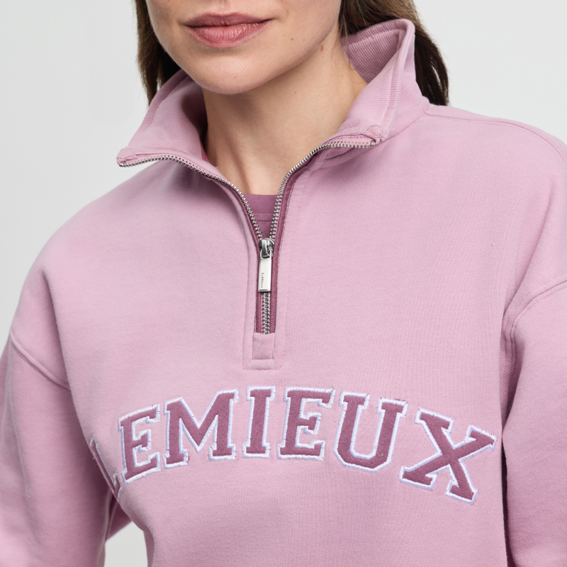 LeMieux Ladies Kelsie Quarter Neck Sweat - Fondant-2