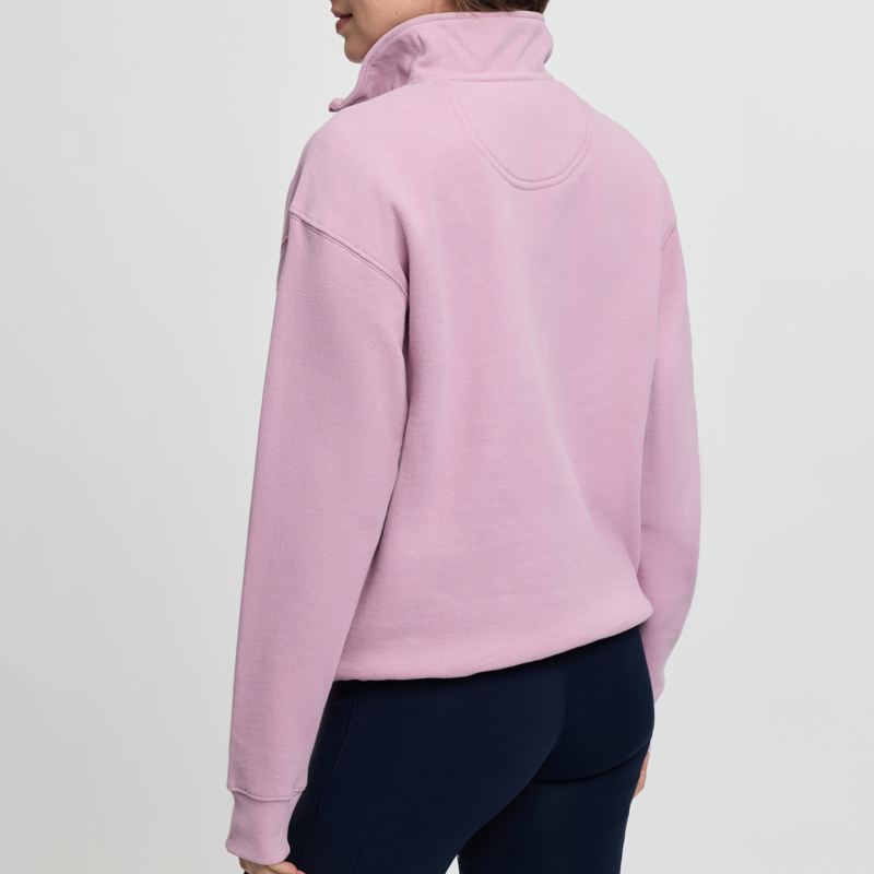 LeMieux Ladies Kelsie Quarter Neck Sweat - Fondant-4