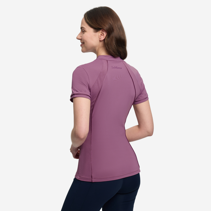 LeMieux Ladies Lisa Mesh Base Layer - Mallow-2