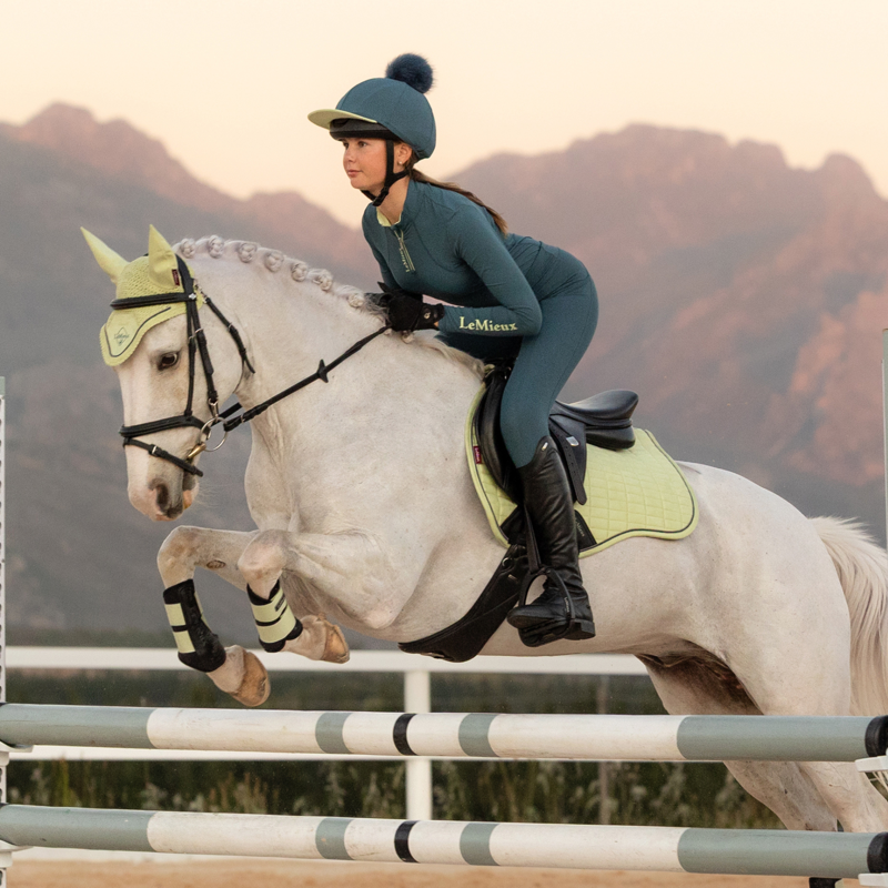 LeMieux Suede GP Square - Macaron-2