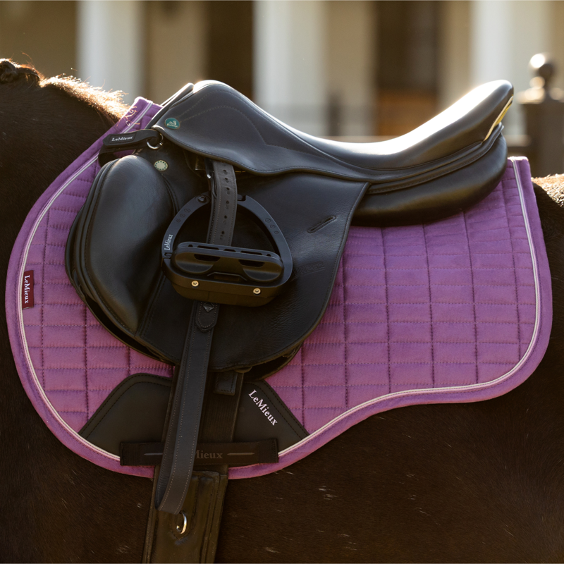 LeMieux Suede GP Square - Mallow-1